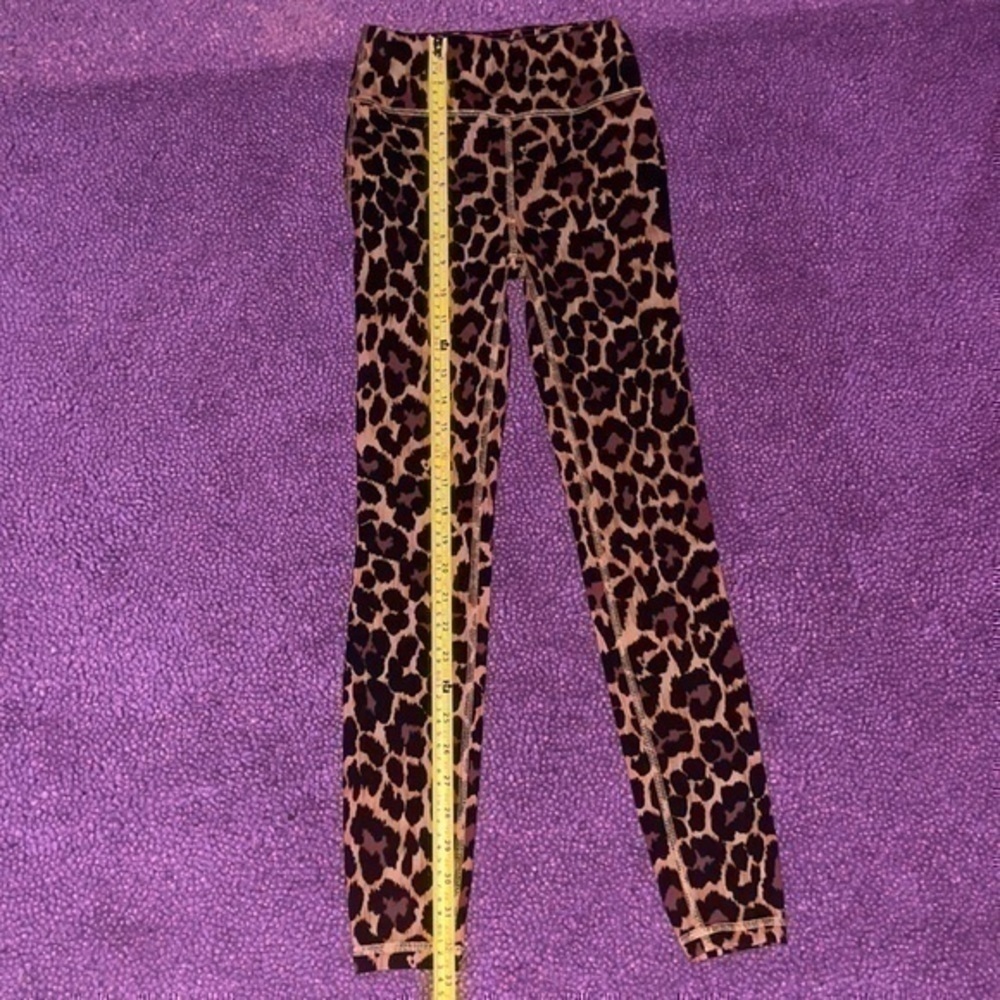 NWOT J crew weekend 7/8 high-rise leggings in leopard Slim fit 25" inseam XXS - Picture 8 of 10